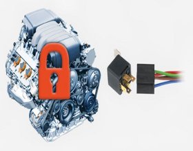 Функция блокировка двигателя сигнализацией Pandora