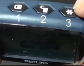 Установка времени на брелке Starline A91