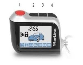 Установка времени на брелке Starline A93