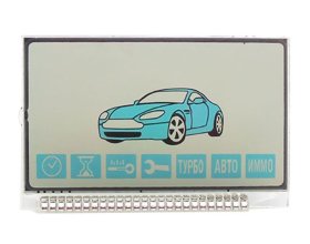 Замена жк дисплея на брелке сигнализации Pandora